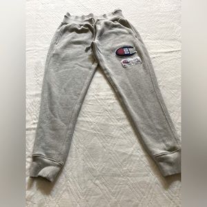 Champion Century Collection Logo Jogger Pants, Oxford Grey, Small